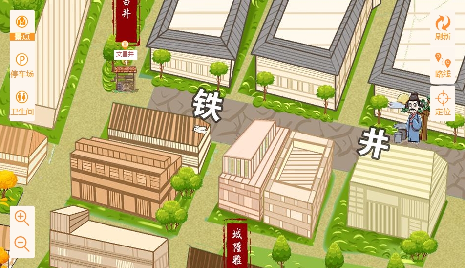 城关智慧景区：手绘地图与语音导览的完美融合